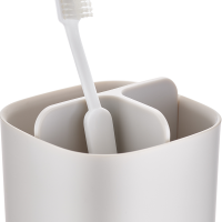 Suporte Pequeno para Escovas de Dentes – Cru – Easystore – Joseph Joseph