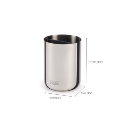 Organizador para Escovas de Dentes – Inox – Easystore Luxe – Joseph Joseph