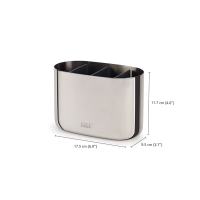 Organizador Grande para Escovas de Dentes – Inox – Easystore Luxe – Joseph Joseph
