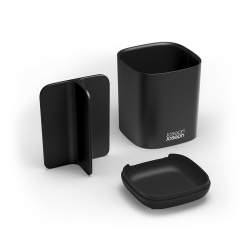 Suporte Pequeno para Escovas de Dentes – Preto Mate – Easystore – Joseph Joseph
