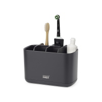 Suporte Grande para Escovas de Dentes – Preto – Easystore – Joseph Joseph