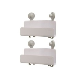 Conj. 2 Prateleiras de Canto – Branco – Easystore – Joseph Joseph