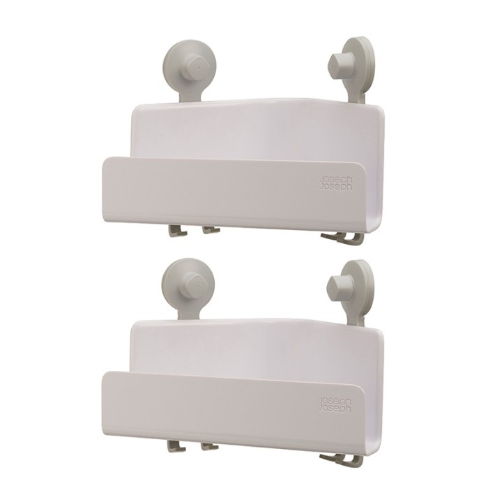 Conj. 2 Prateleiras de Canto – Branco – Easystore – Joseph Joseph