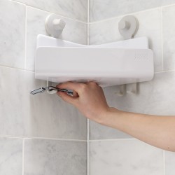 Conj. 2 Prateleiras de Canto – Branco – Easystore – Joseph Joseph