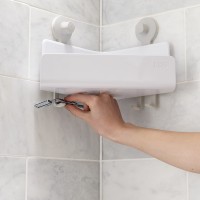 Conj. 2 Prateleiras de Canto – Branco – Easystore – Joseph Joseph