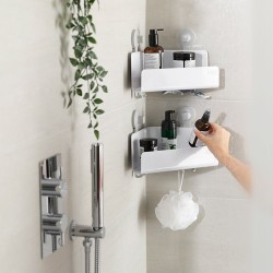 Conj. 2 Prateleiras de Canto – Branco – Easystore – Joseph Joseph