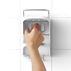 Prateleira de Duche Compacta com 2 Níveis – Branco – Capsule – Joseph Joseph