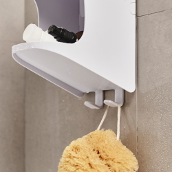 Prateleira de Duche Compacta com 2 Níveis – Branco – Capsule – Joseph Joseph