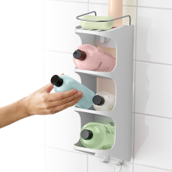 Prateleira de Duche Compacta com 4 Níveis – Branco – Capsule – Joseph Joseph