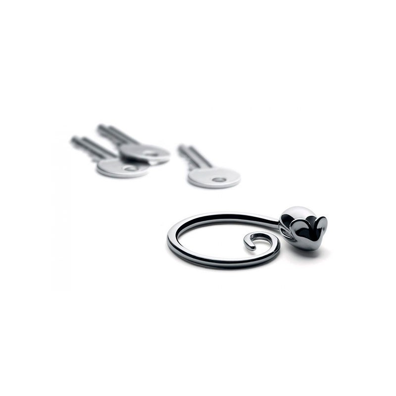 Porta-chaves – Prateado – Pip – Alessi