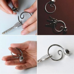 Porta-chaves – Prateado – Pip – Alessi