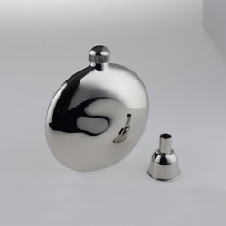 Frasco de Bolso – Prateado – Shot – Alessi