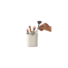 Copo para Pincéis de Maquilhagem – Creme – Viva – Joseph Joseph