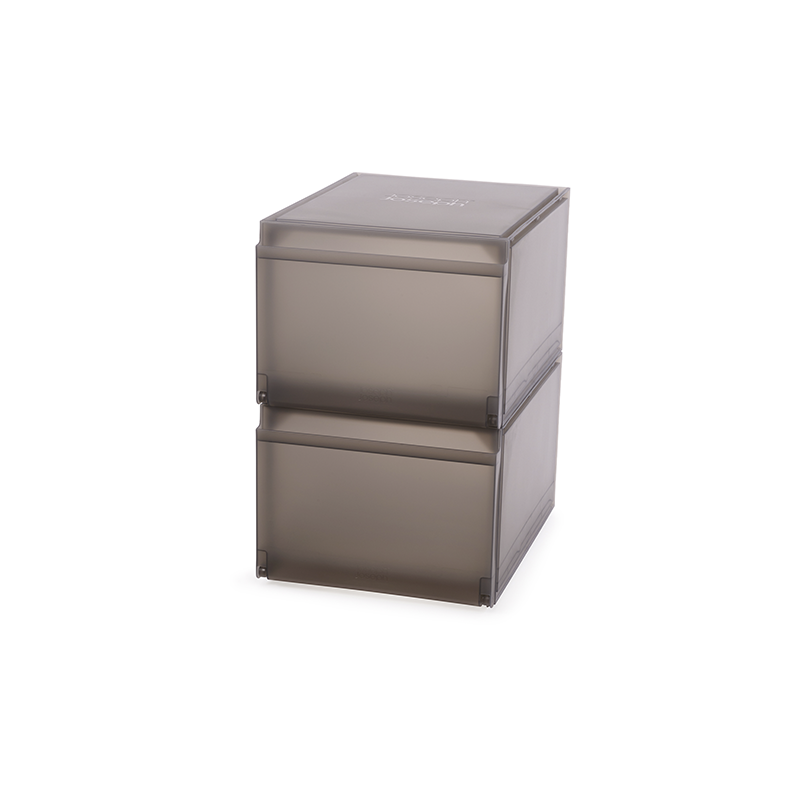 Conjunto de 2 Caixas de Arrumação para Sapatos – Cinza – Shoecase – Joseph Joseph