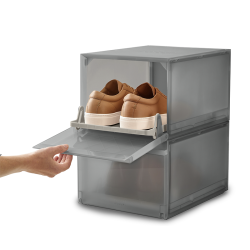 Conjunto de 2 Caixas de Arrumação para Sapatos – Cinza – Shoecase – Joseph Joseph