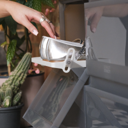 Conjunto de 2 Caixas de Arrumação para Sapatos – Cinza – Shoecase – Joseph Joseph