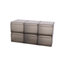 Conjunto de 6 Caixas de Arrumação para Sapatos – Cinza – Shoecase – Joseph Joseph