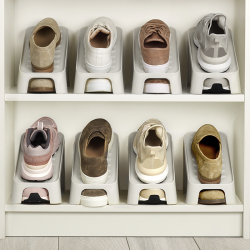 Conjunto de 6 Organizadores para Sapatos – Beje Claro – Shoe-In – Joseph Joseph