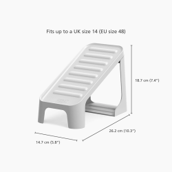 Conjunto de 6 Organizadores para Sapatos – Beje Claro – Shoe-In – Joseph Joseph