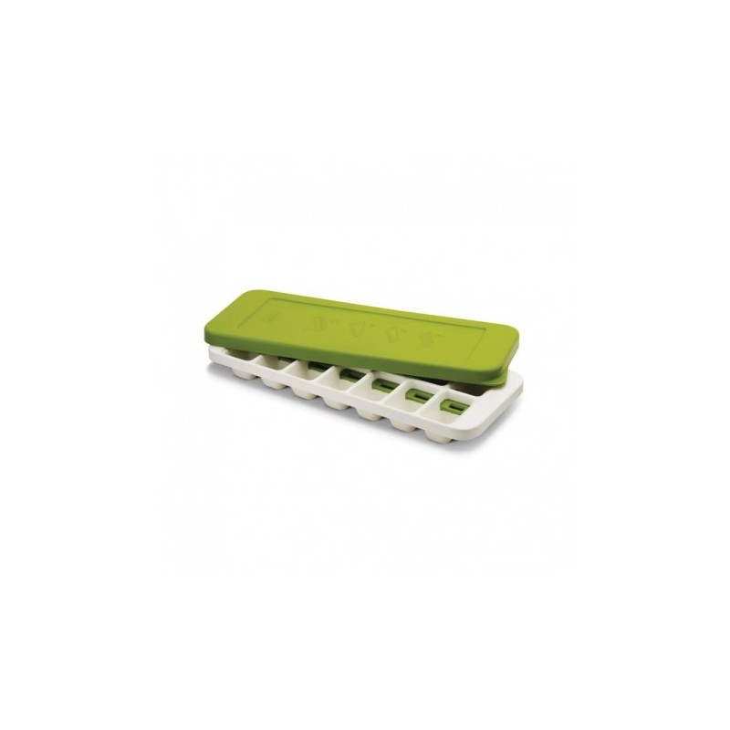 Molde Para Gelo Com Tampa - Quick Snap Branco E Verde - Joseph Joseph