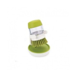 Escova Com Distribuidor - Palm Scrub Branco E Verde - Joseph Joseph