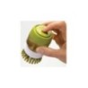 Escova Com Distribuidor - Palm Scrub Branco E Verde - Joseph Joseph