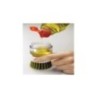 Escova Com Distribuidor - Palm Scrub Branco E Verde - Joseph Joseph