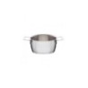 Tacho com Duas Pegas 16Cm - Pots And Pans Prata - A Di Alessi