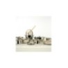 Tacho com Duas Pegas 16Cm - Pots And Pans Prata - A Di Alessi