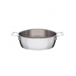 Tacho Baixo 24Cm - Pots And Pans Prata - A Di Alessi