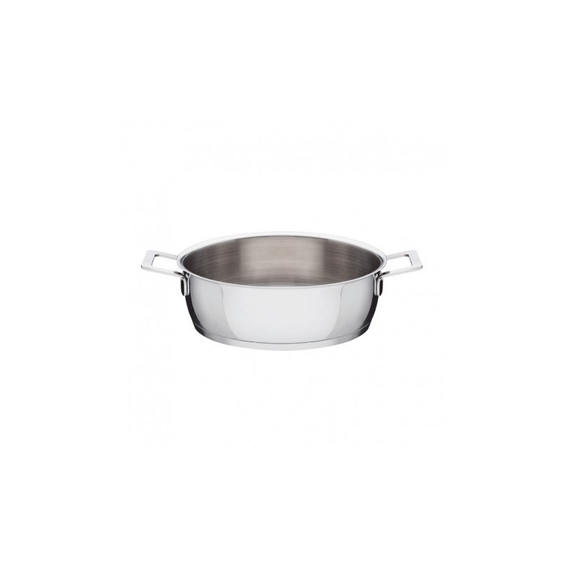 Tacho Baixo 24Cm - Pots And Pans Prata - A Di Alessi
