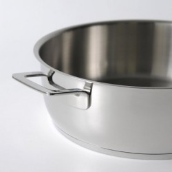 Tacho Baixo 24Cm - Pots And Pans Prata - A Di Alessi