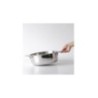 Tacho Baixo 24Cm - Pots And Pans Prata - A Di Alessi