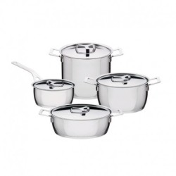Tacho Baixo 24Cm - Pots And Pans Prata - A Di Alessi