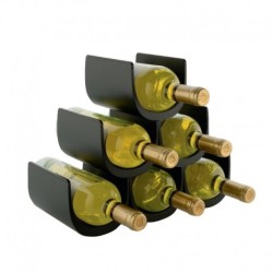Garrafeira Modular (6 Garrafas) Preto - Noè - Alessi