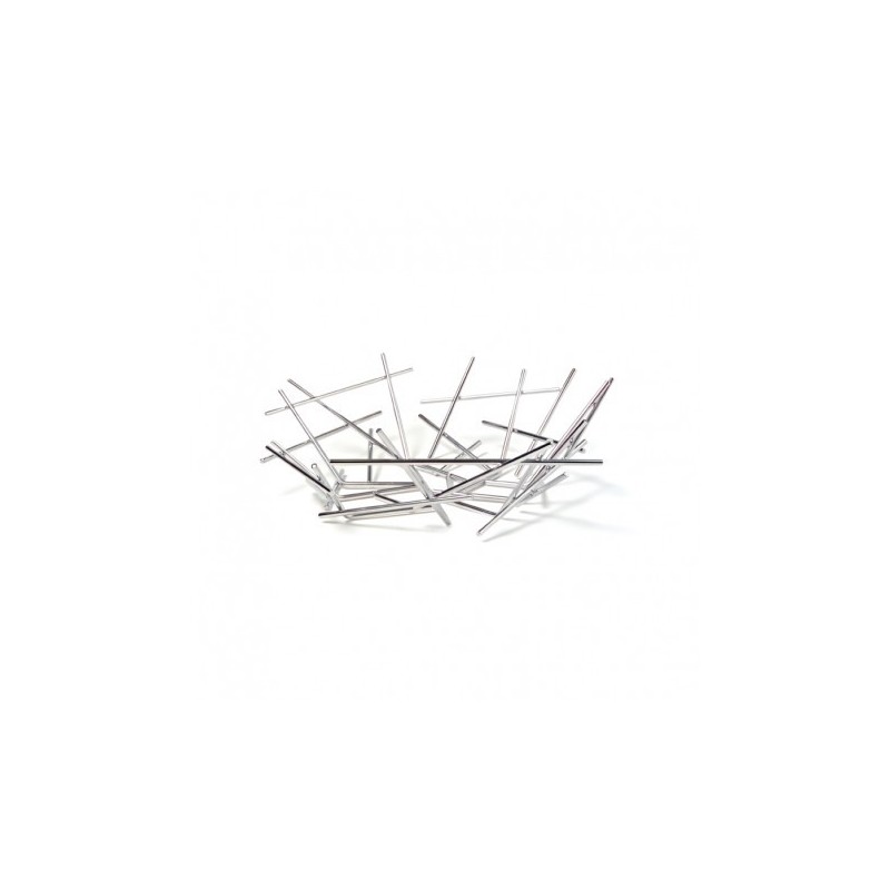 Fruteira 31cm - Blow Up Prata - Alessi