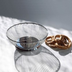 Cesto/Fruteira Redonda Ø15Cm Inox - Alessi
