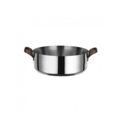 Tacho Baixo com Pegas 3,25lt - Edo Inox - Alessi