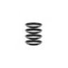 Conjunto de 4 Pratos Preto - Tonale - Alessi