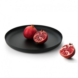 Tabuleiro Redondo Preto - Extra Ordinary Metal - Alessi