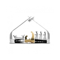 Presépio de Natal - Bark Crib Inox E Dourado - Alessi