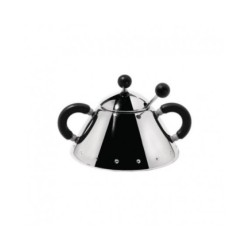 Açucareiro com Colher Preto - 9097 - Alessi