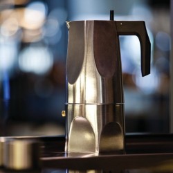 Cafeteira para Café Expresso 150ml - Ossidiana Inox - Alessi