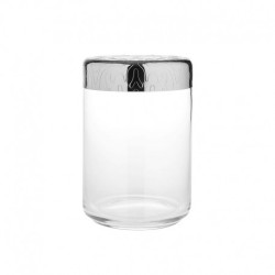 Frasco com Tampa Hermética 1lt - Dressed Prata - Alessi