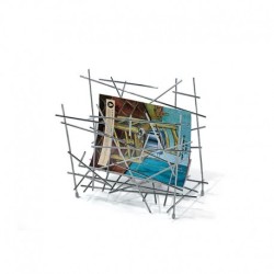 Porta-Revistas - Blow up Prateado - Alessi