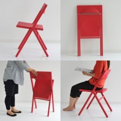 Cadeira Dobrável e Empilhável Vermelho – Piana - Alessi
