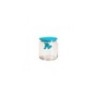 Frasco com Tampa Hermética Azul 700ml - Gianni a little man holding on tight - A Di Alessi