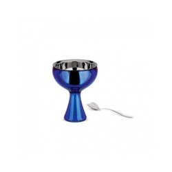Taça para Gelado e Colher Azul - Big Love - A Di Alessi