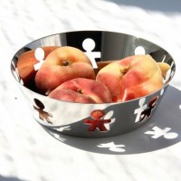 Round Fruit Bowl - Girotondo Stainless Steel - A di Alessi