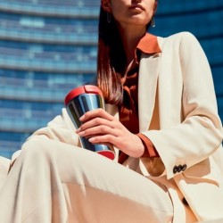 Copo Térmico 400ml Vermelho - Caffa - Alessi